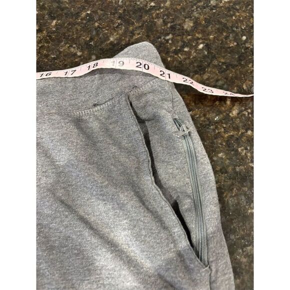 Eddie Bauer Men's 2XL Gray Sweat Lounge Shorts w/ Zippered Pockets - Picture 9 of 12